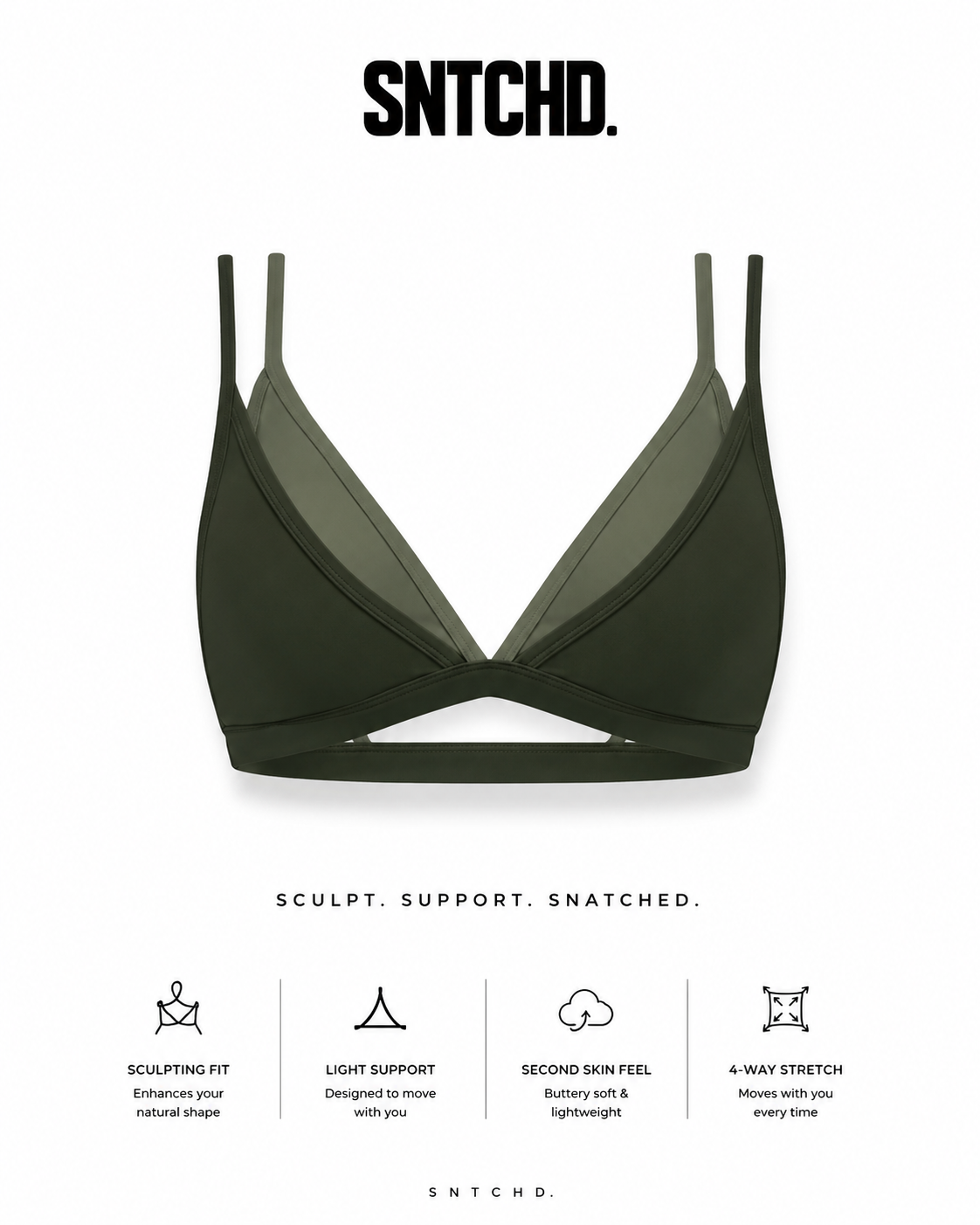 SNTCHD. Matcha Muse Layered Sculpt Set