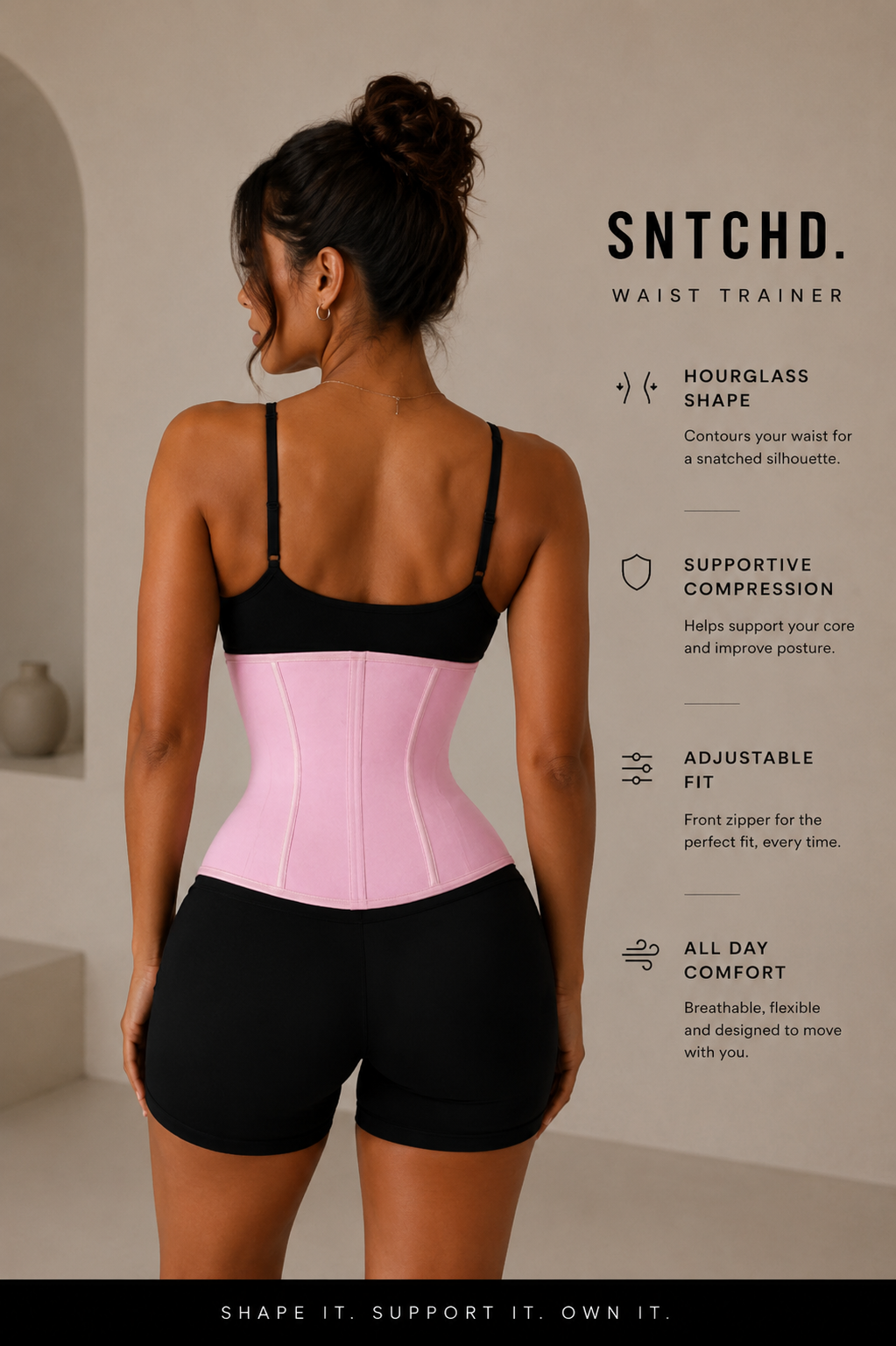 SNTCHD.Blush Sculpt Waist Trainer