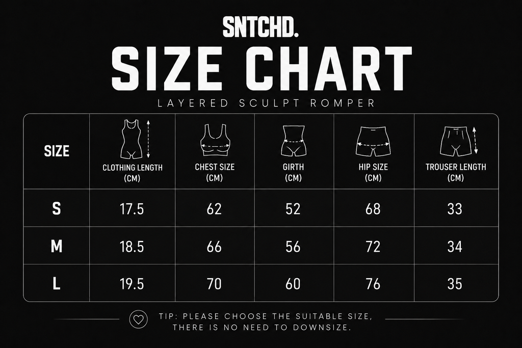 SNTCHD. Second Skin Romper - Jet Black