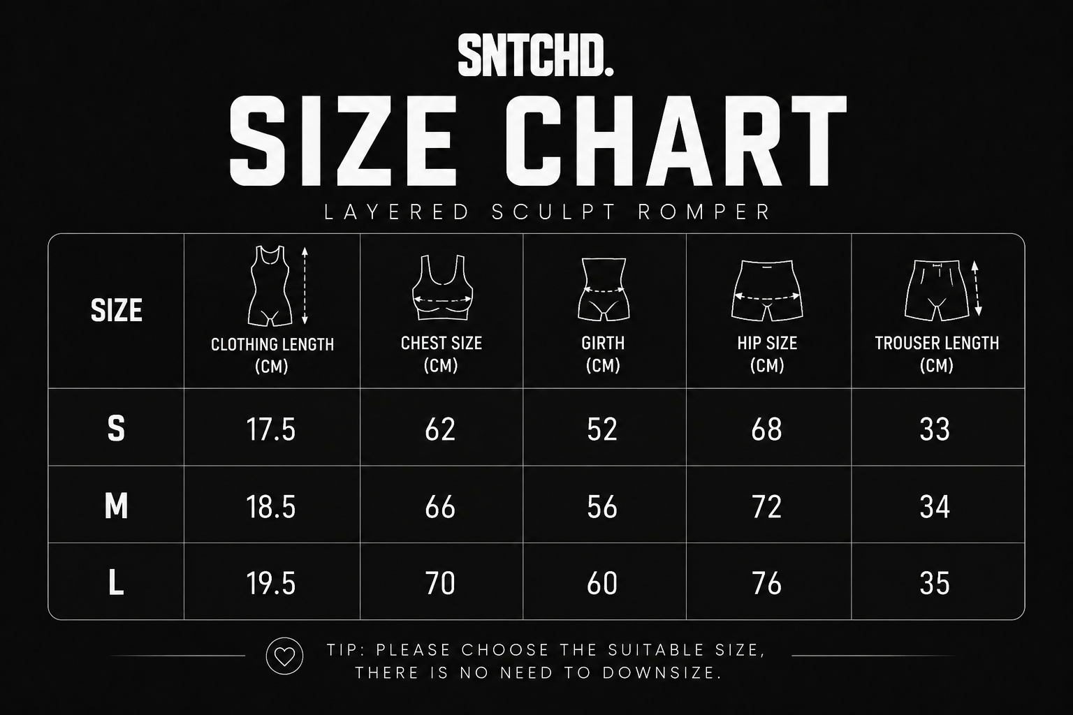 SNTCHD. Second Skin Romper - Jet Black